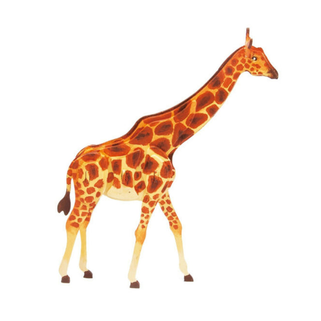 3D Wooden Puzzle With Paints Giraffe