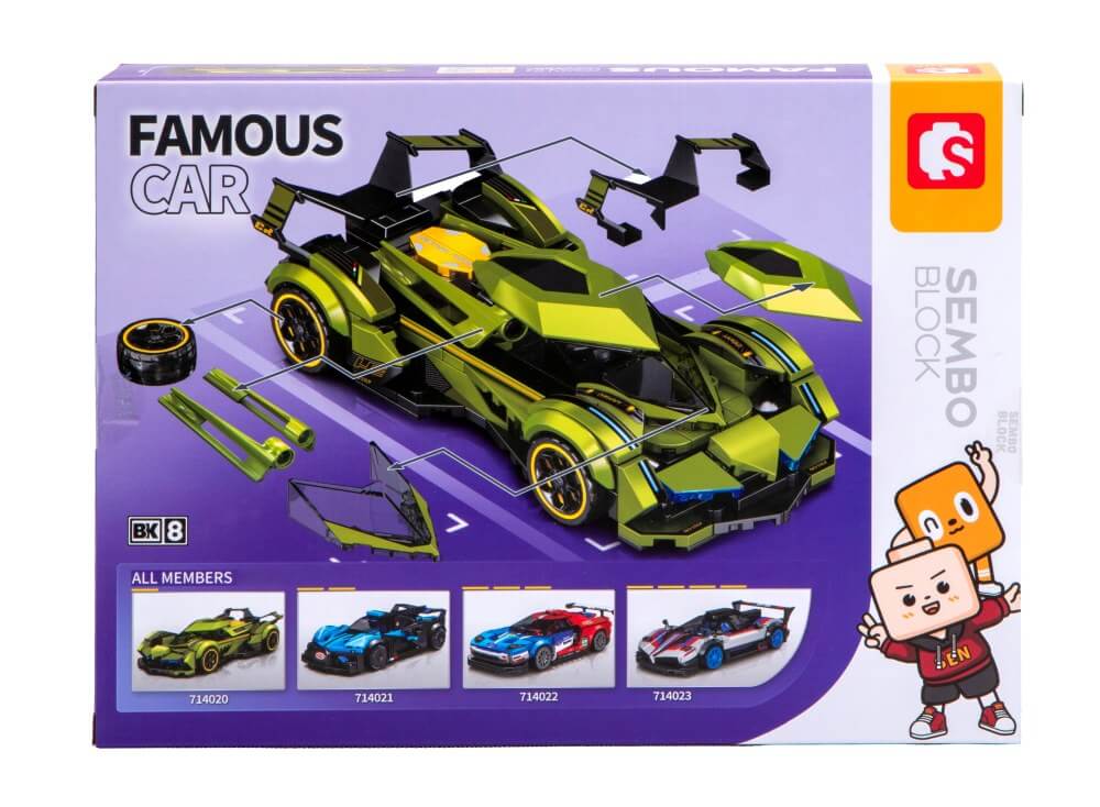Sembo 16cm Hypercar GT Vision - 231 Pieces – Toy Kingdom South Africa