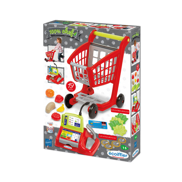 Ecoiffier Shopping Trolley