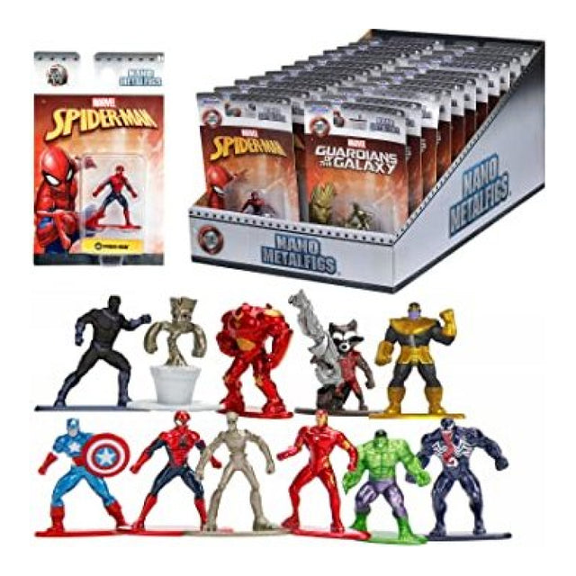 Marvel Single Pack Nanofigs 11 Ass.