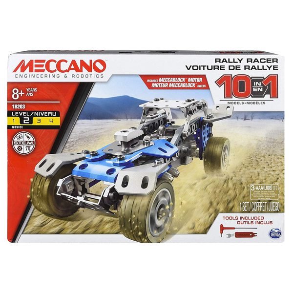 Meccano 10-Model Set - Motorized Car