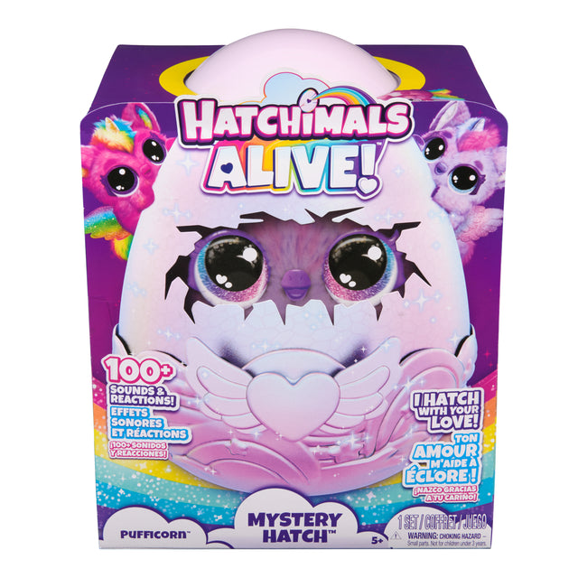 Hatchimals Alive Secret Hatch Pufficorn