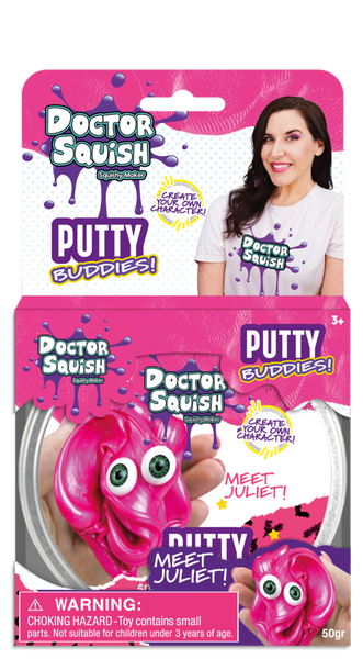 Doctor Squish Create Your Own Pink Juliet Putty – Toy Kingdom
