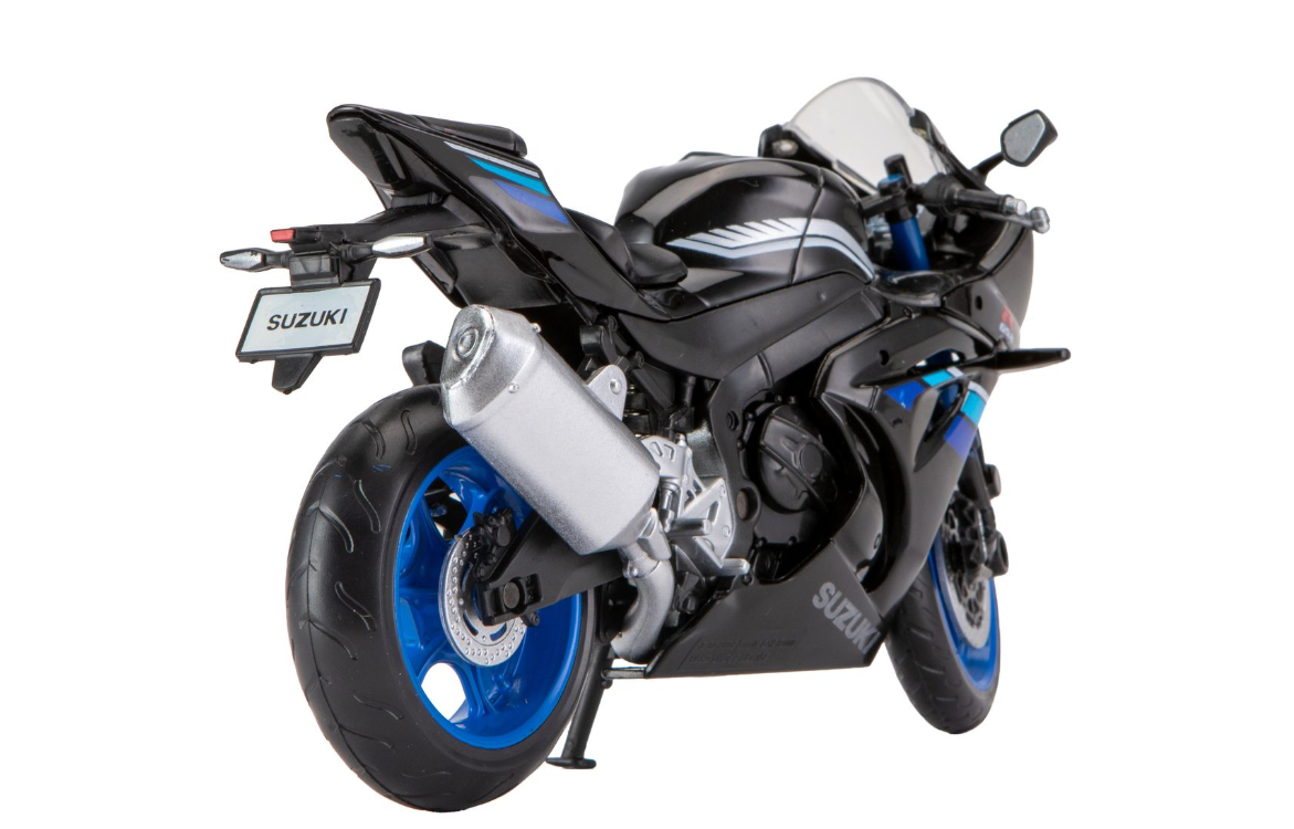 Msz 1/12 Suzuki GSX-R1000 Die-Cast Motorcycle - Black, 16.5cm