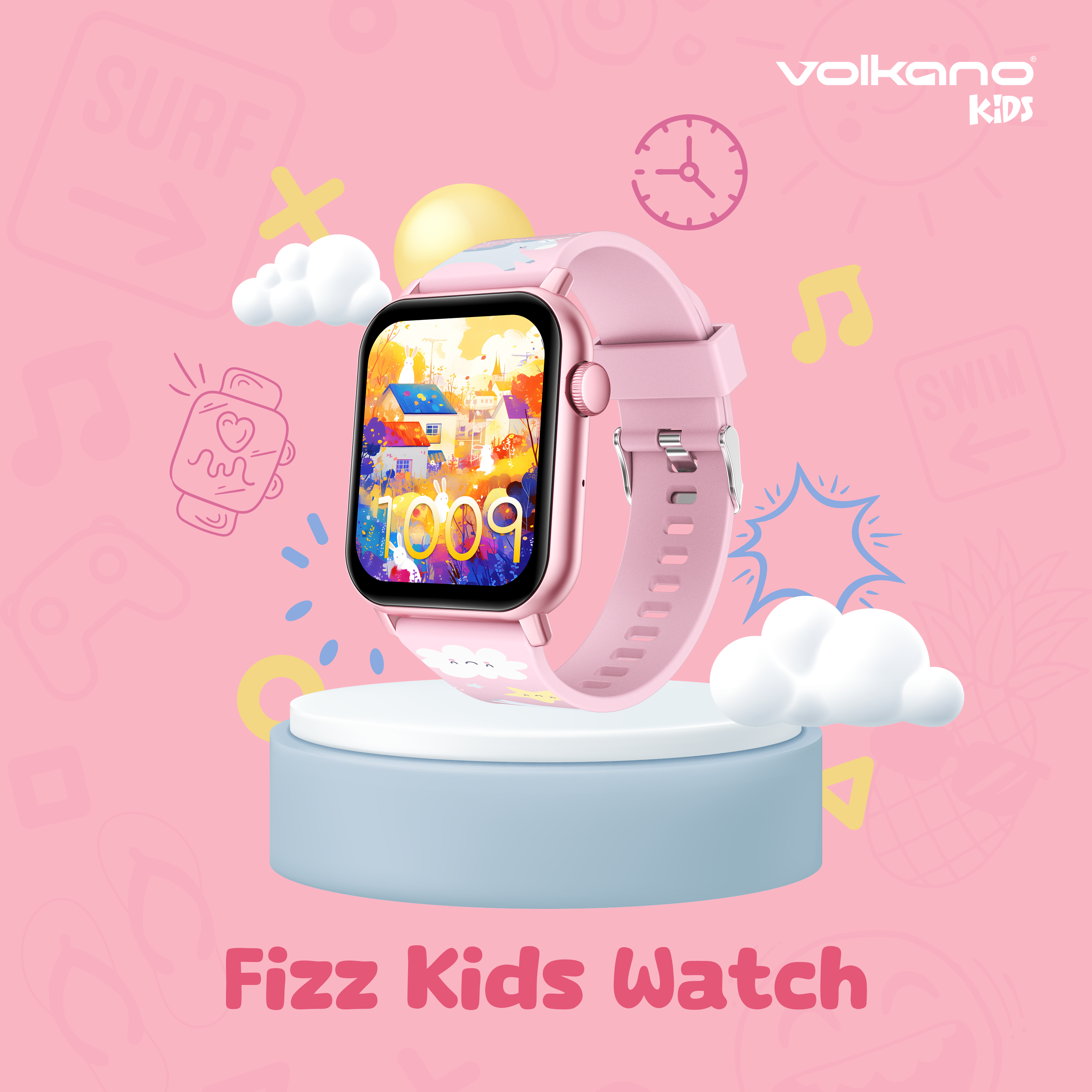 Volkano Fizz Kids Watch - Pink – Toy Kingdom South Africa