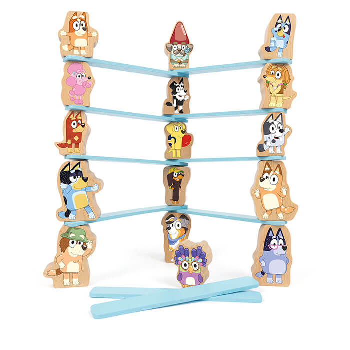 Bluey Wooden Stacking Game – Toy Kingdom South Africa