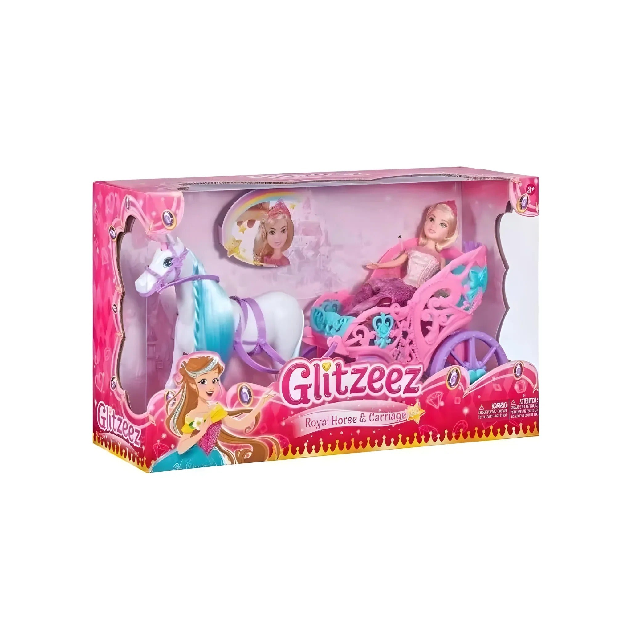 Glitzeez Princess With Horse Carriage – Toy Kingdom South Africa