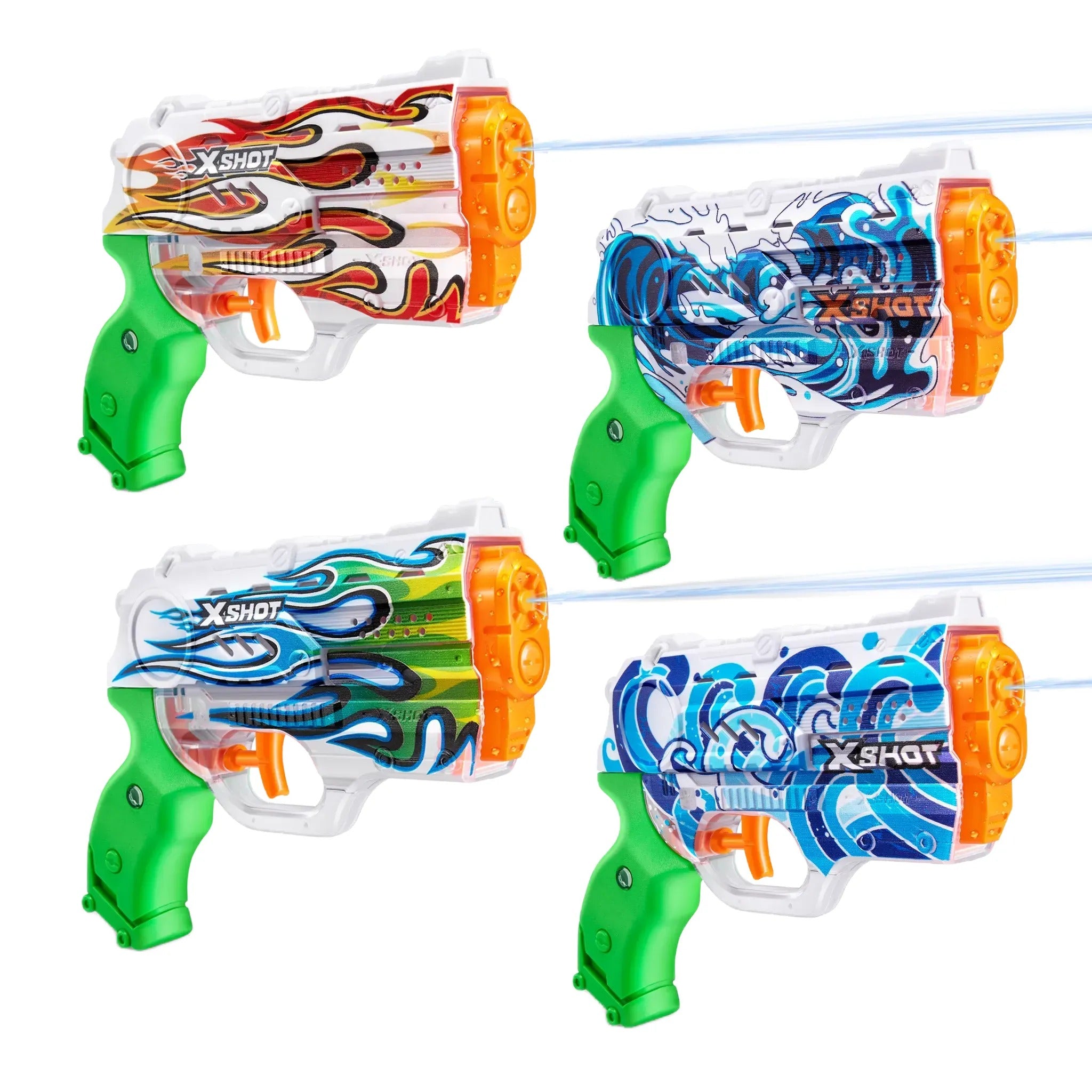 WATER BOYS 2SLow Dance.Orange Daysなど4セット XSHOT Water Fast Fill Skins 4-Pack Assorted – Toy Kingdom South Africa