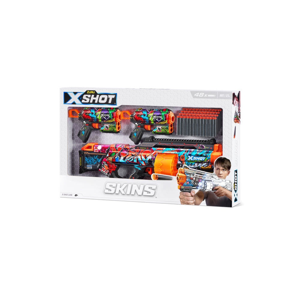 XSHOT Skins Combo Last Stand And 2 Pack Flux - 48 Darts – Toy