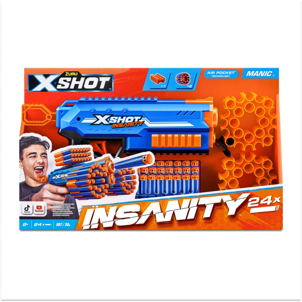 YienThot 　２点セット XSHOT Insanity Manic Blast 24 Darts – Toy Kingdom South Africa