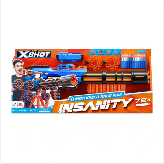 X-Shot Isanity Motorized Rage Fire