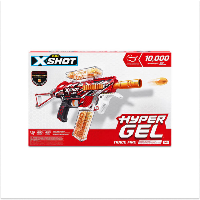 X-Shot Hyper Gel Trace Fire Medium Blaster