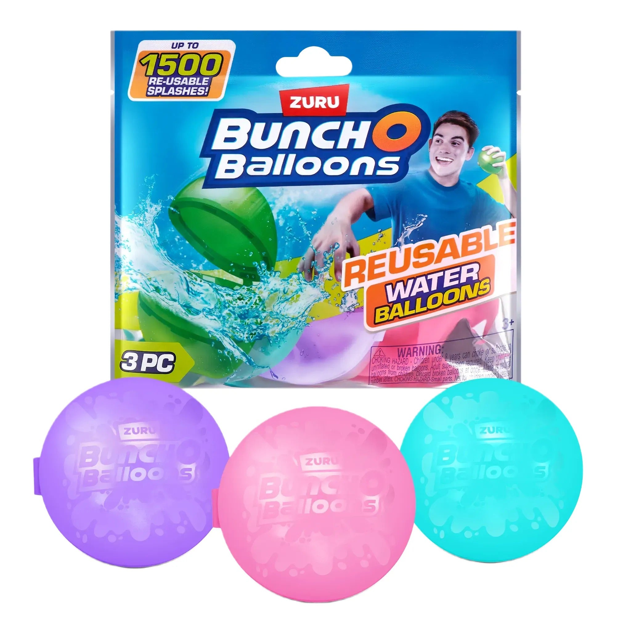 Bunch O Balloons Re-usable Water 3 Pack Assorted – Toy Kingdom