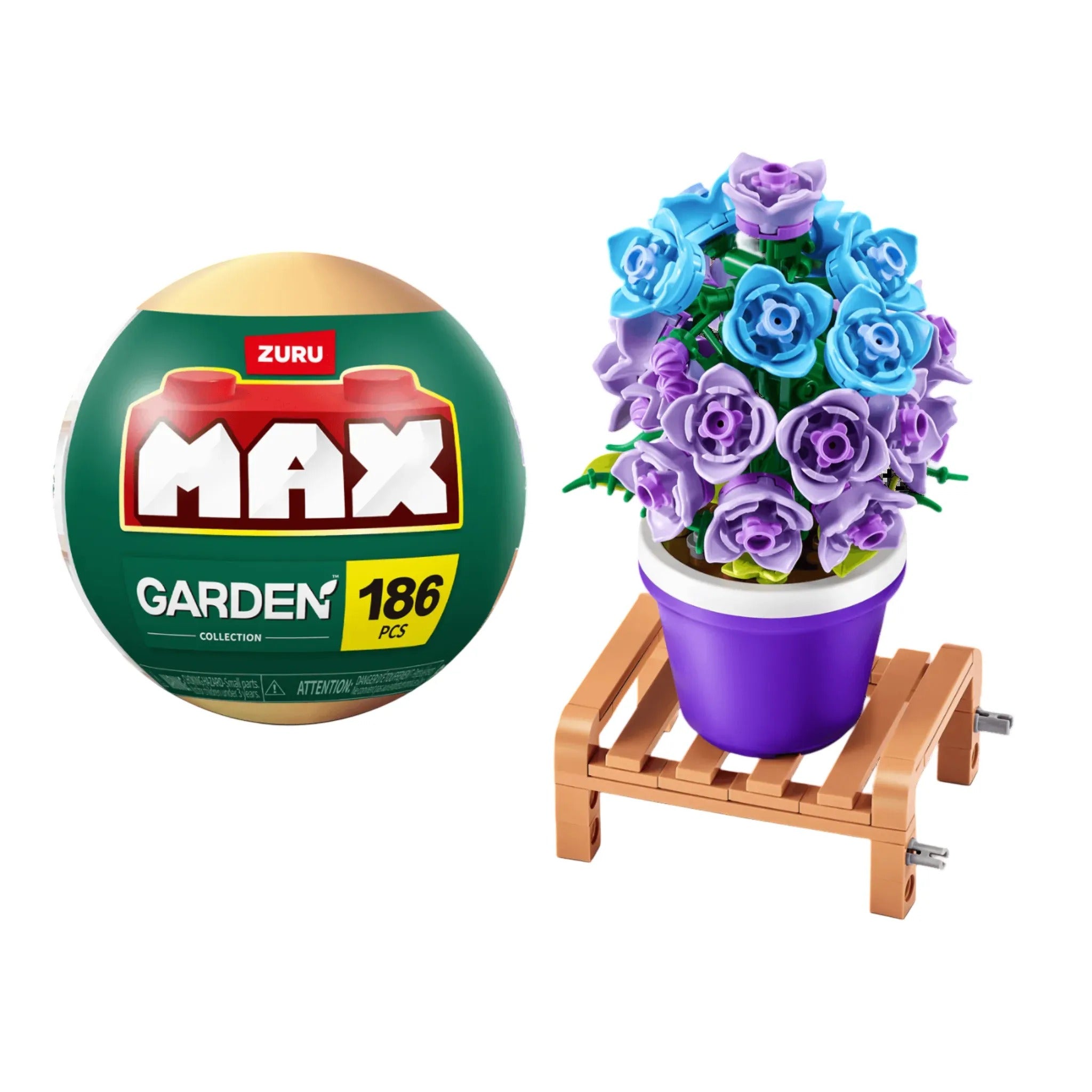 Max Build More Premium Garden Building Brick Capsule Assorted