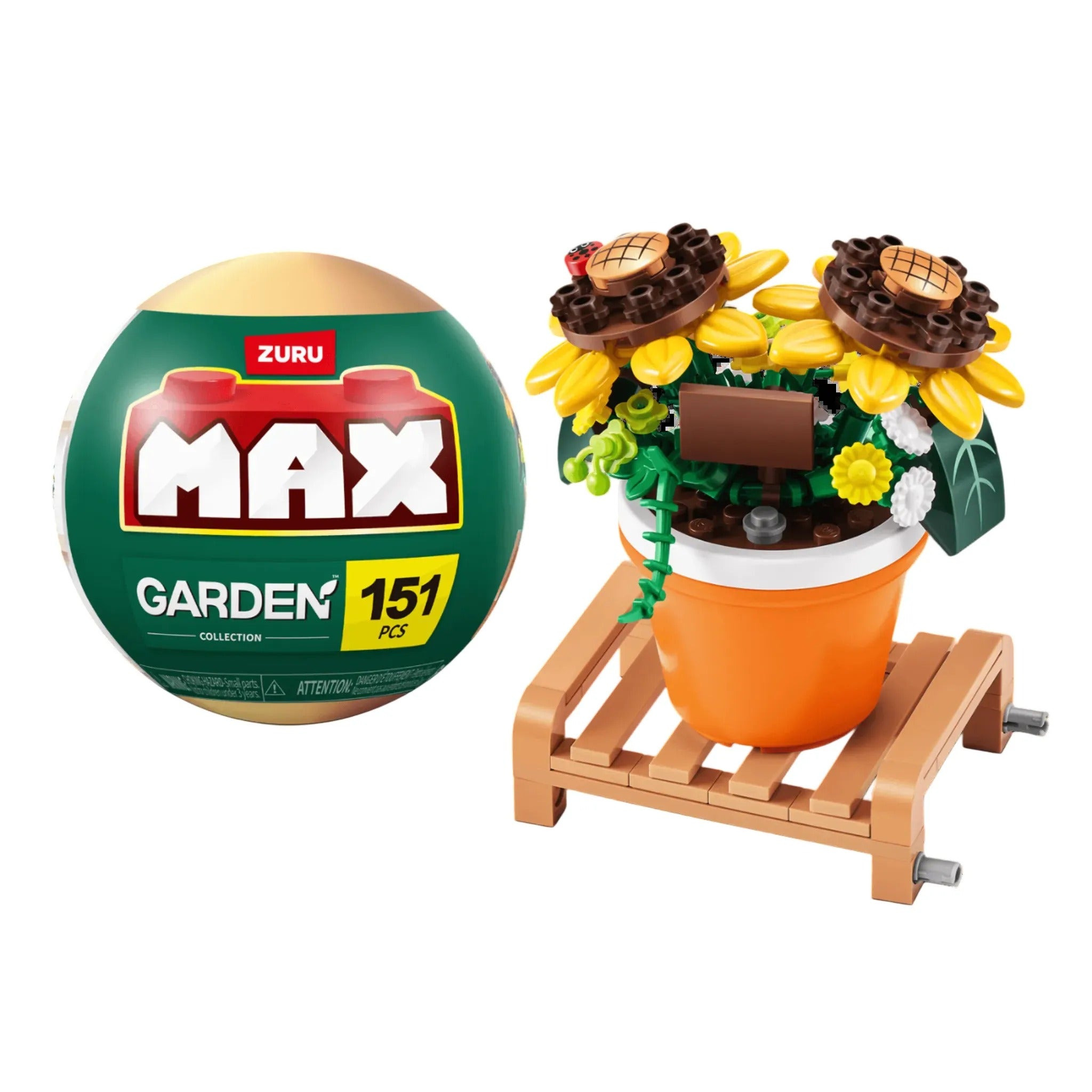 Max Build More Premium Garden Building Brick Capsule Assorted