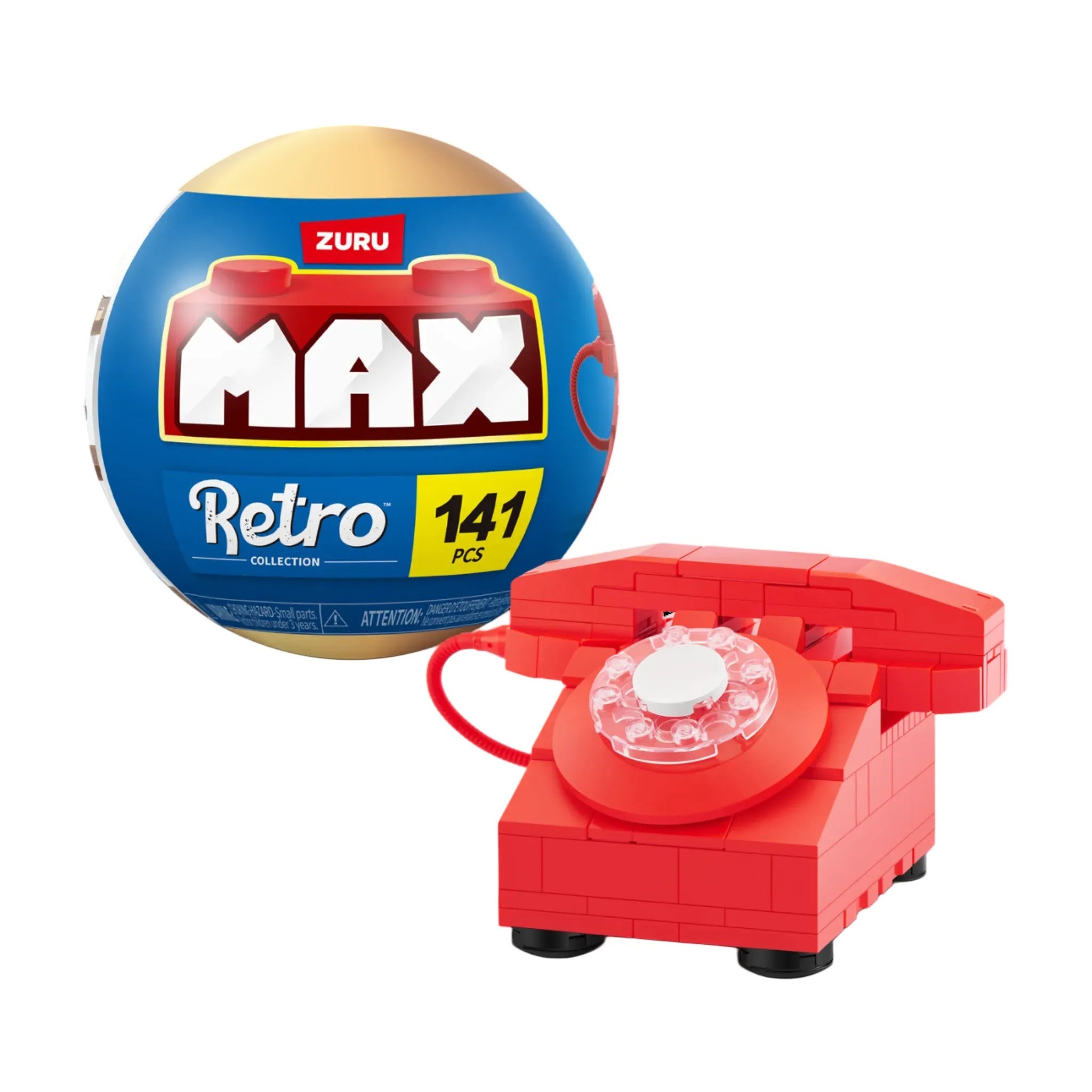 Max Build More Premium Retro Assorted Building Brick Capsule – Toy