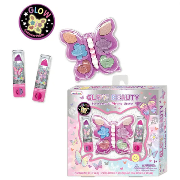 Hot Focus Glow Eyeshadow and Moody Lipstick Set – Toy Kingdom
