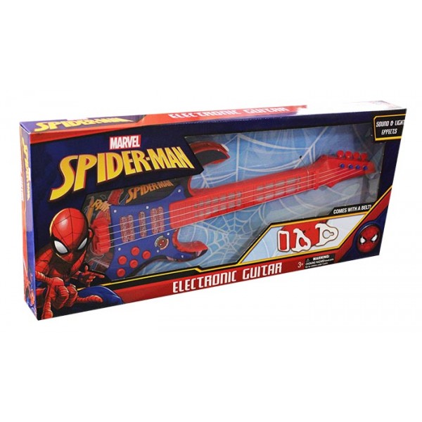 Spidermanelectronic Guitar — Toy Kingdom