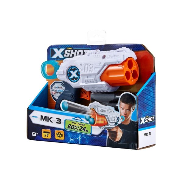 Details about   Zuru X Shot MK3 Includes 12 Foam Darts XShot Toy Gun Ages 8 New 